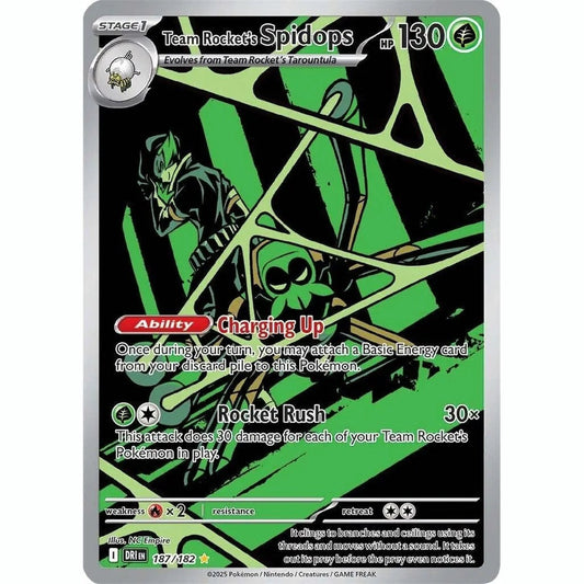 Team Rocket's Spidops - 187/182 [DRI - 187] SV10: Destined Rivals