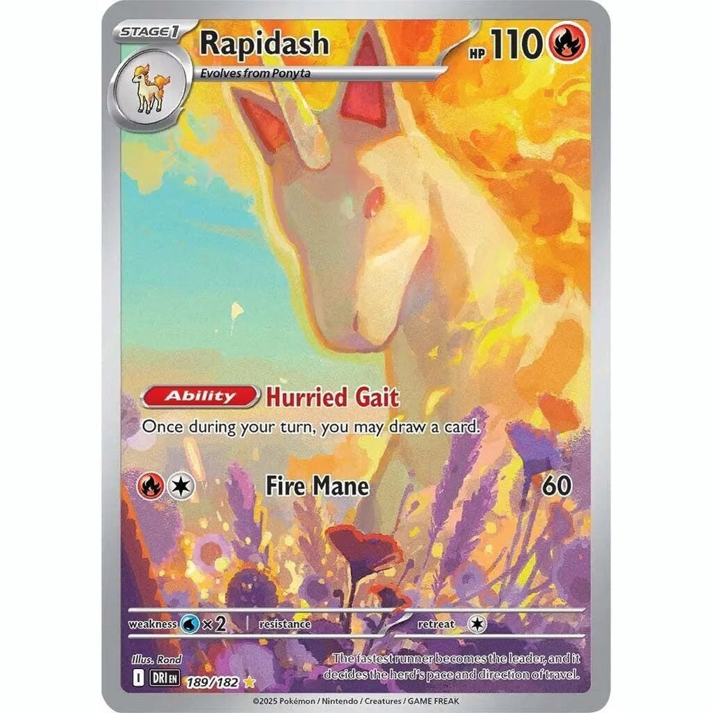 Rapidash - 189/182 [DRI - 189] SV10: Destined Rivals
