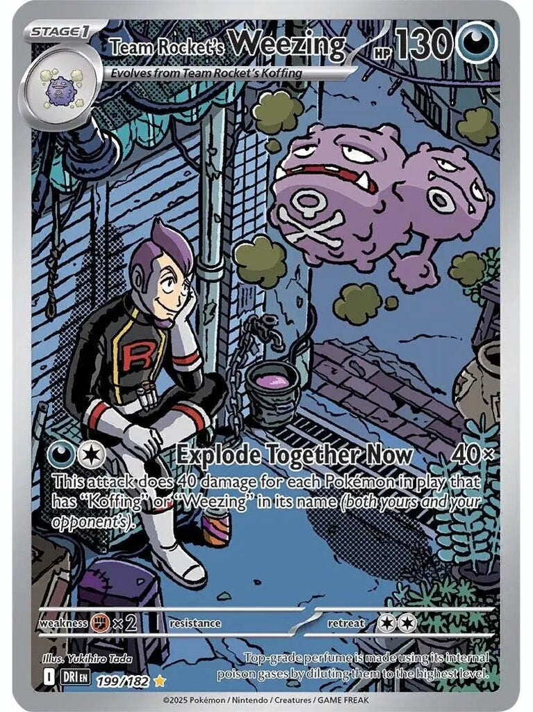 Team Rocket's Weezing - 199/182 [DRI - 199/182] SV10: Destined Rivals