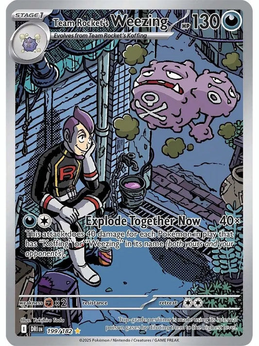 Team Rocket's Weezing - 199/182 [DRI - 199/182] SV10: Destined Rivals