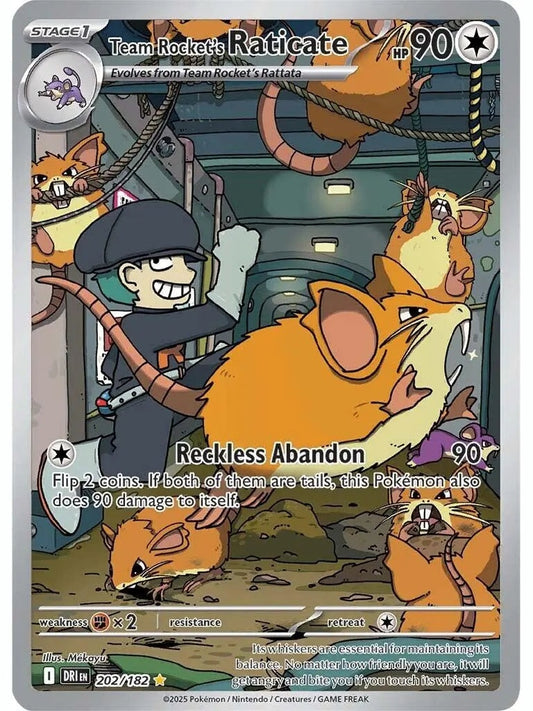 Team Rocket's Raticate - 202/182 [DRI - 202/182] SV10: Destined Rivals