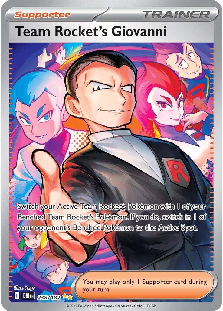 Team Rocket's Giovanni - 238/182 [DRI - 238/182] - Shippin Texas