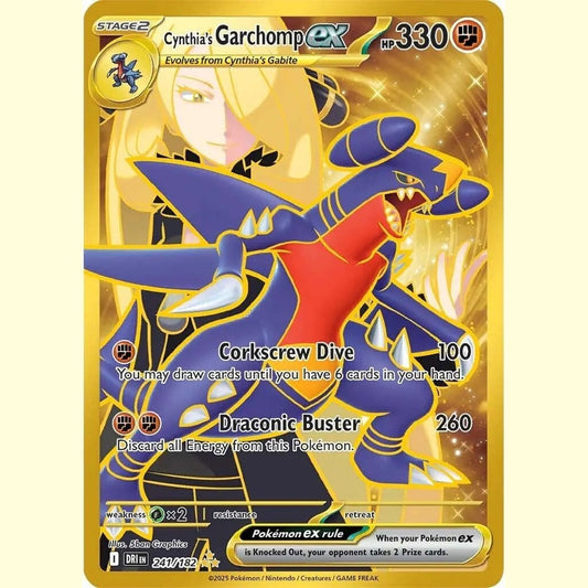 Cynthia's Garchomp ex - 241/182 [DRI - 241/182] SV10: Destined Rivals
