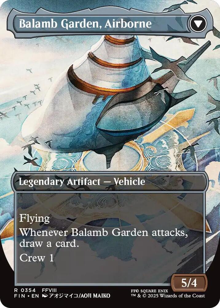 Balamb Garden, SeeD Academy (Borderless) (Back)