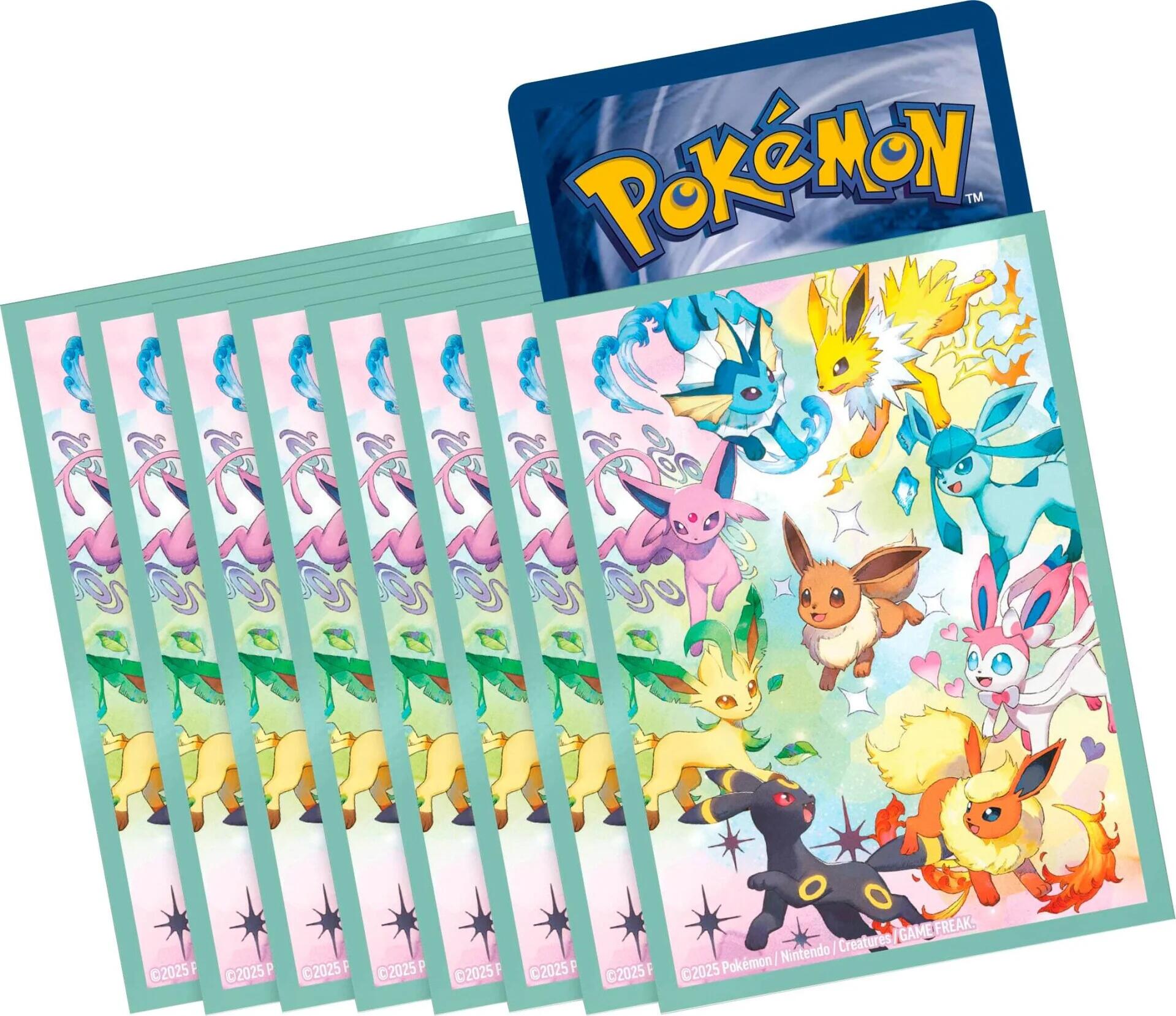 Pokemon TCG: Eevee Super-Premium Card Sleeves (65-Pack)
