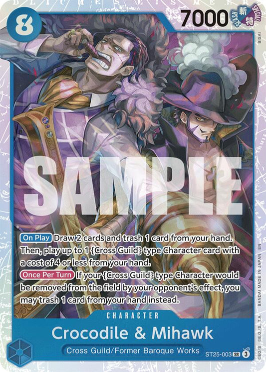 Crocodile & Mihawk [ST-25 - ST25-003] - Shippin Texas