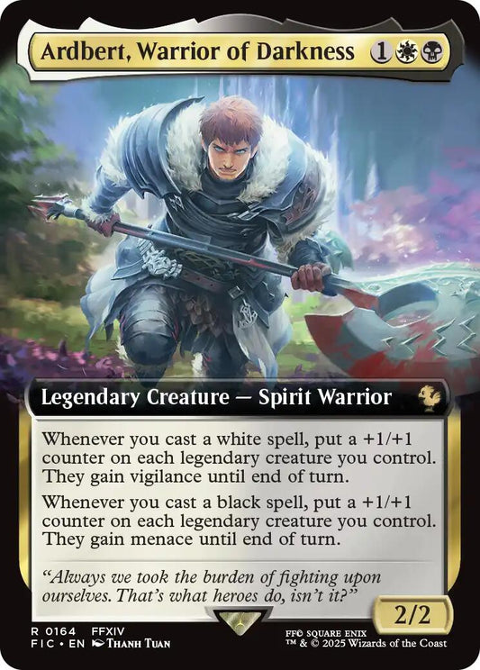 Ardbert, Warrior of Darkness (Extended Art) [FIC - 164] - Shippin Texas