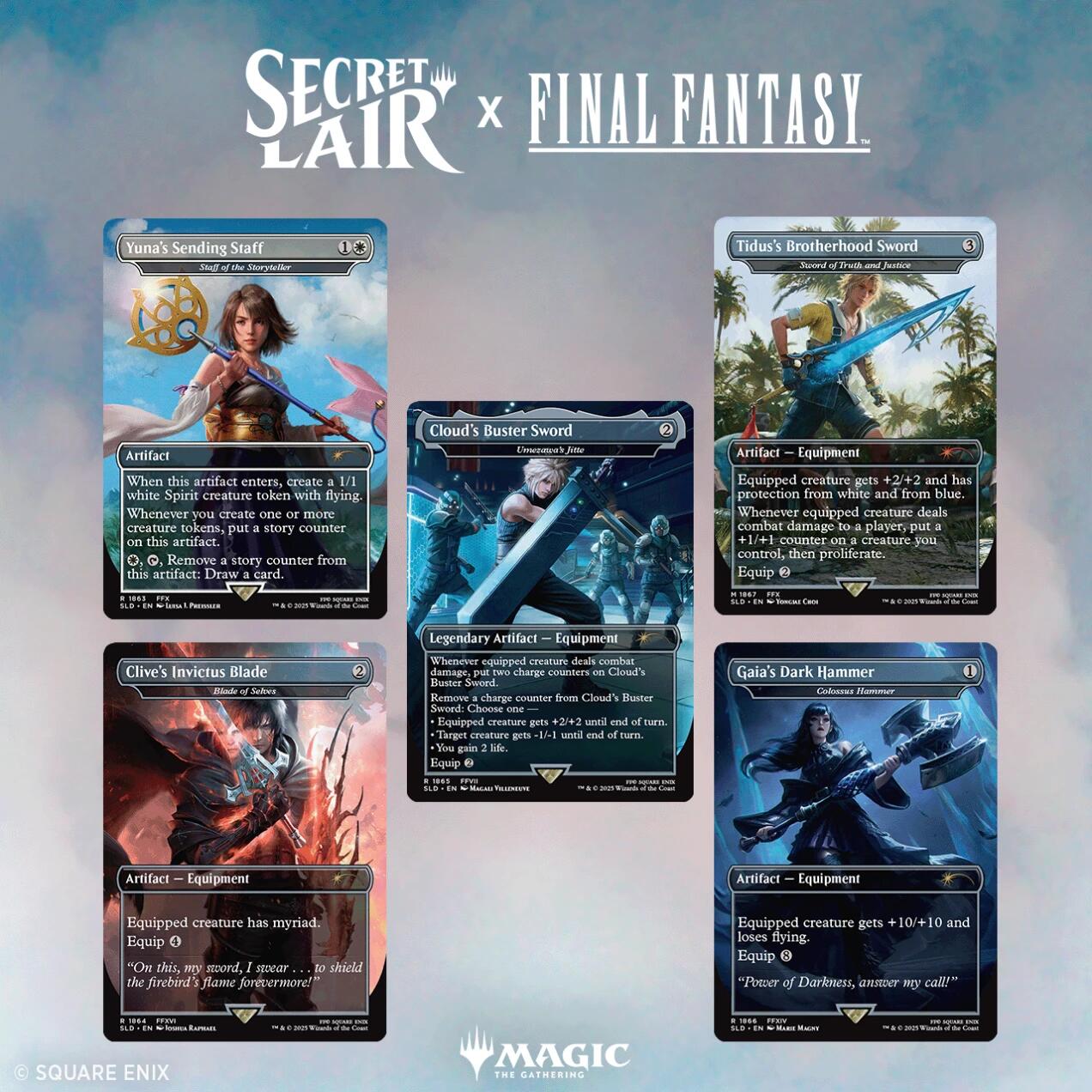 Secret Lair x FINAL FANTASY: Weapons - Non-Foil Edition