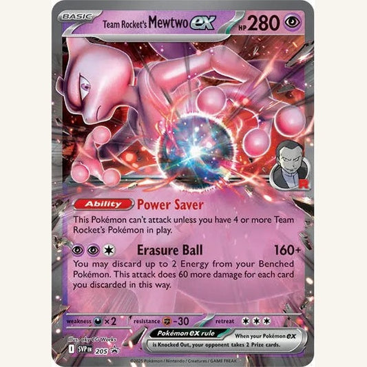 Team Rocket's Mewtwo ex [SVP - 205] SV: Scarlet & Violet Promo Cards