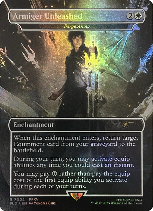 Armiger Unleashed - Forge Anew (Rainbow Foil) [SLD - 7002] - Shippin Texas