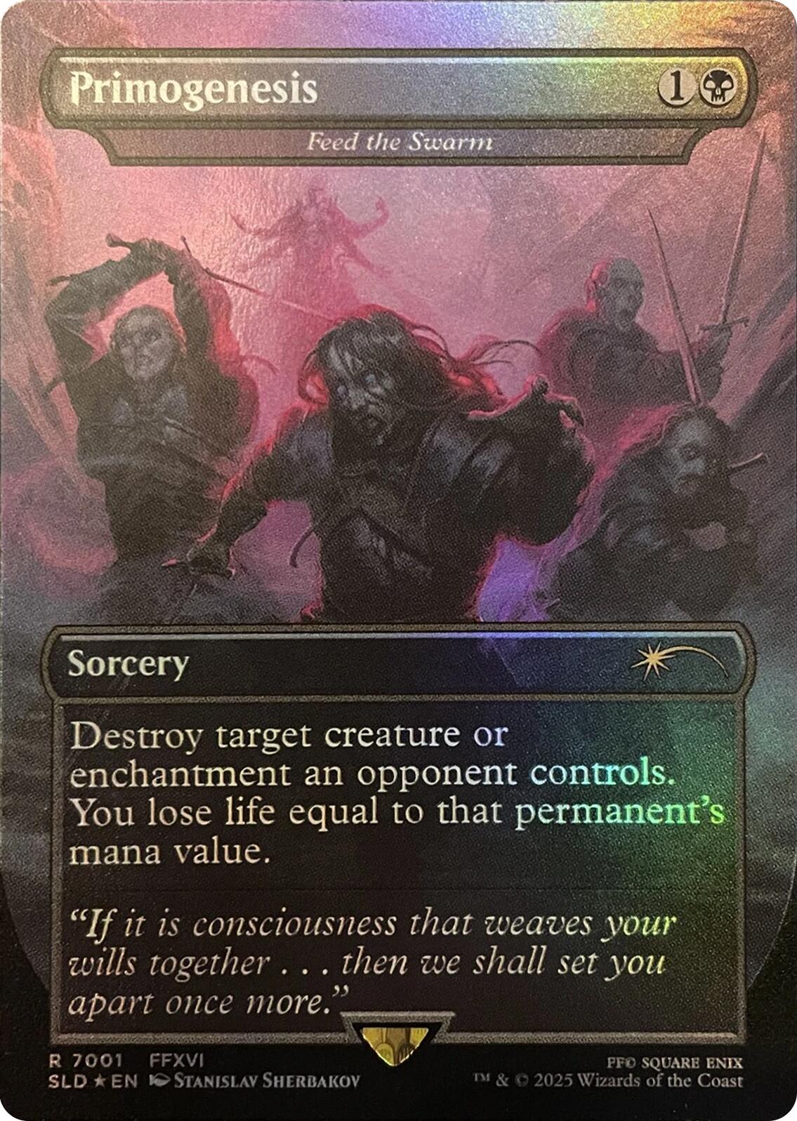 Primogenesis - Feed the Swarm (Rainbow Foil) [SLD - 7001] - Shippin Texas