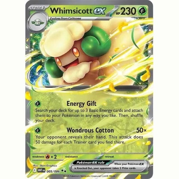 Whimsicott ex [WHT - 005/086] SV: White Flare