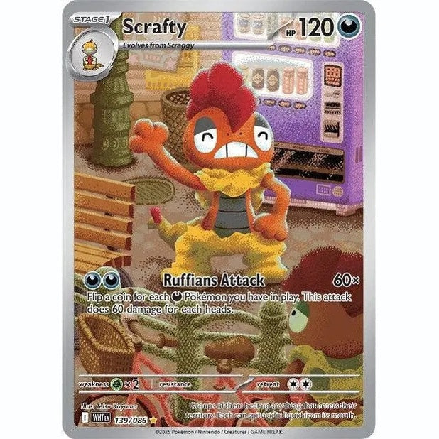 Scrafty - 139/086 [WHT - 139/086] SV: White Flare