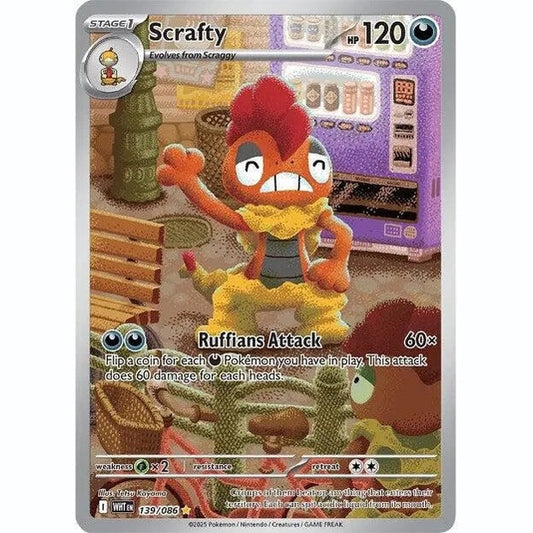 Scrafty - 139/086 [WHT - 139/086] SV: White Flare