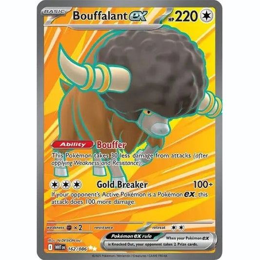 Bouffalant ex - 162/086 [WHT - 162/086] SV: White Flare