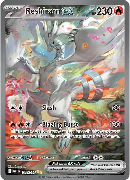 Reshiram ex - 166/086 [WHT - 166/086]