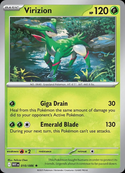 Virizion (Master Ball Pattern) [WHT - 010/086] - Shippin Texas