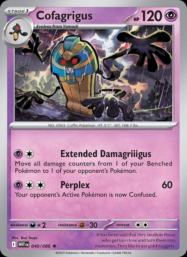 Cofagrigus (Poke Ball Pattern) [WHT - 040/086] - Shippin Texas