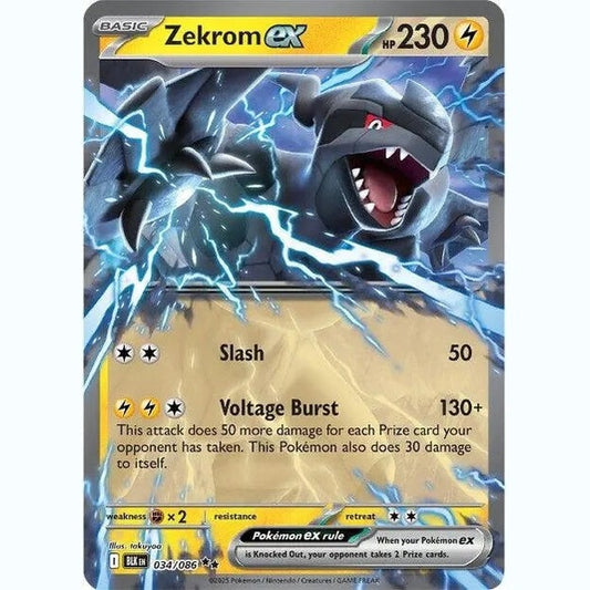 Zekrom ex [BLK - 034/086] SV: Black Bolt