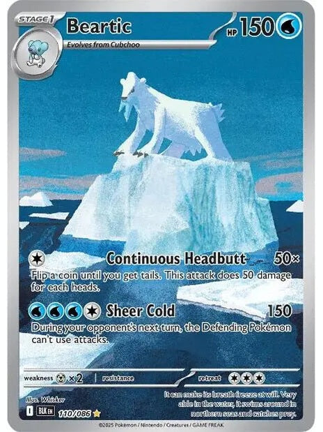 Beartic - 110/086 [BLK - 110/086] SV: Black Bolt