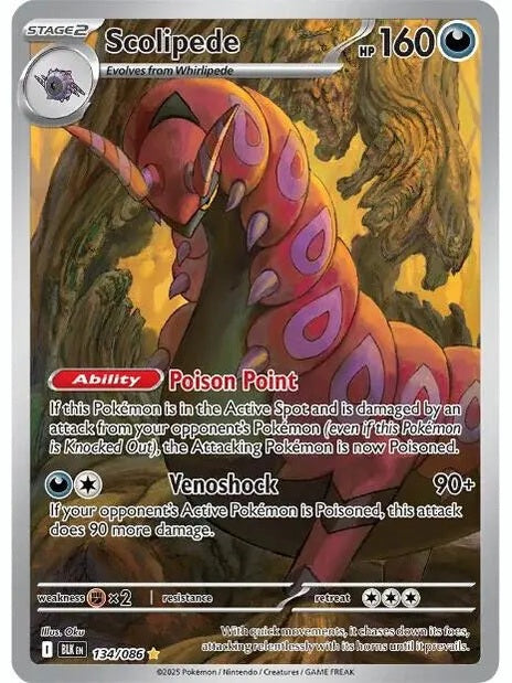 Scolipede - 134/086 [BLK - 134/086] SV: Black Bolt