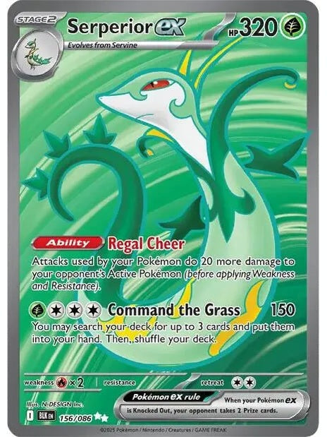 Serperior ex - 156/086 [BLK - 156/086] SV: Black Bolt