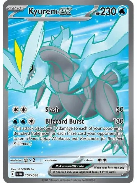 Kyurem ex - 157/086 [BLK - 157/086] SV: Black Bolt