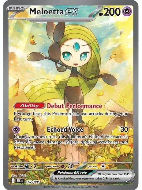 Meloetta ex - 167/086 [BLK - 167/086] SV: Black Bolt