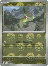 Axew (Poke Ball Pattern) [BLK - 068/086]