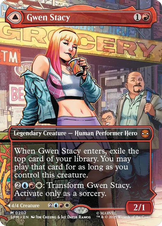 Gwen Stacy (0202) (Borderless) [SPM - 202] - Shippin Texas