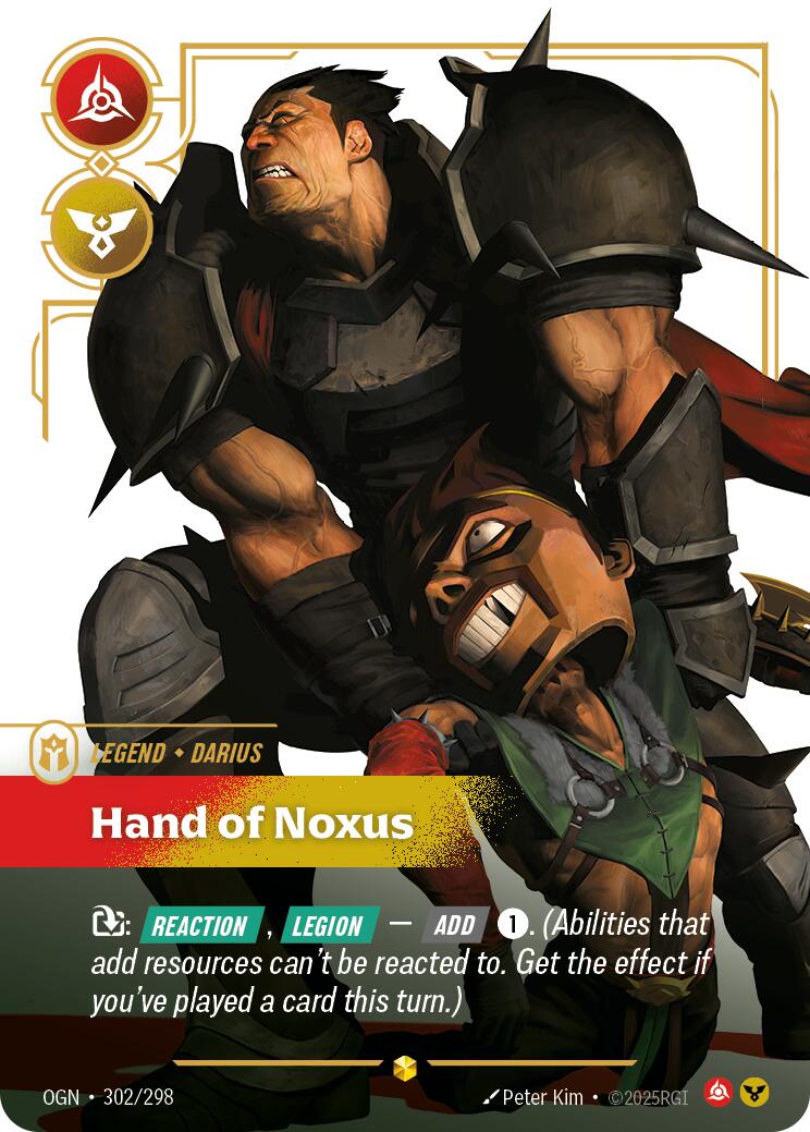 Darius - Hand of Noxus (Overnumbered) [OGN - 302/298] - Shippin Texas
