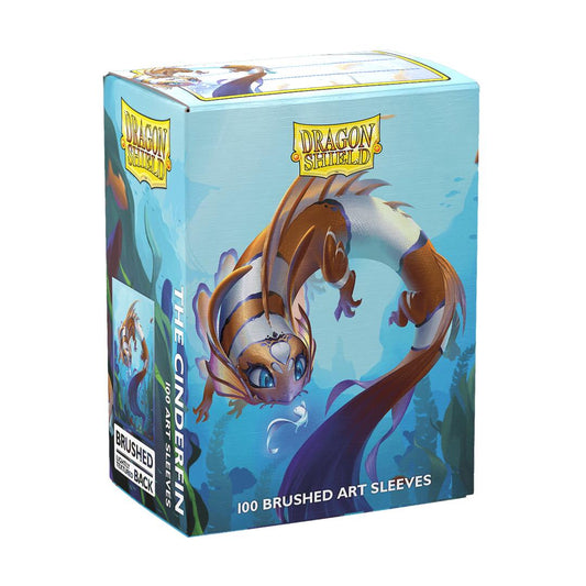 Dragon Shield Brushed Art Sleeves - The Cinderfin (100-pack)