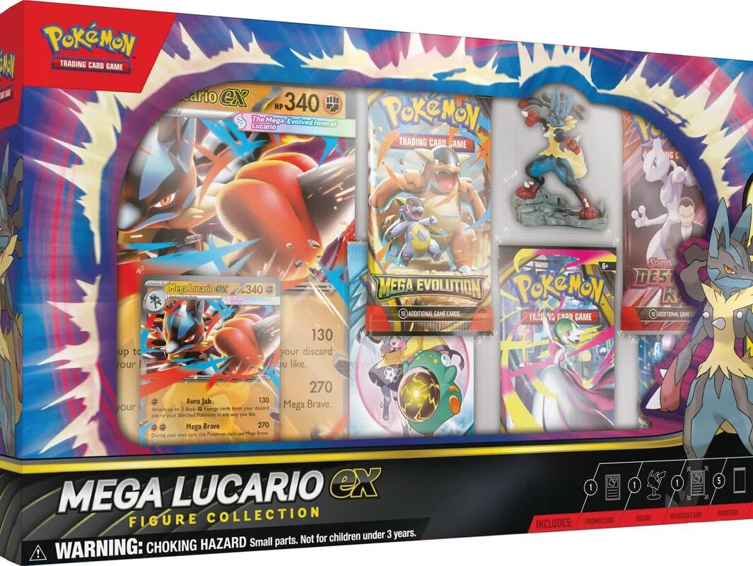 Mega Lucario ex Premium Figure Collection [MCAP] - Shippin Texas