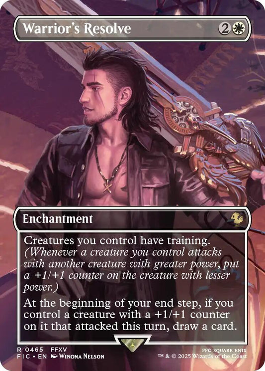 Warrior's Resolve (Borderless) [FIC - 465] - Shippin Texas