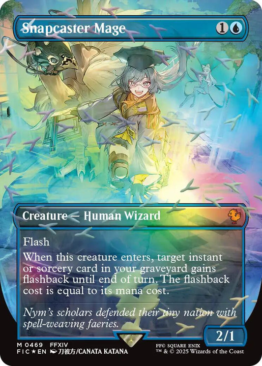 Snapcaster Mage (Borderless) (Chocobo Track Foil) [FIC - 469] - Shippin Texas