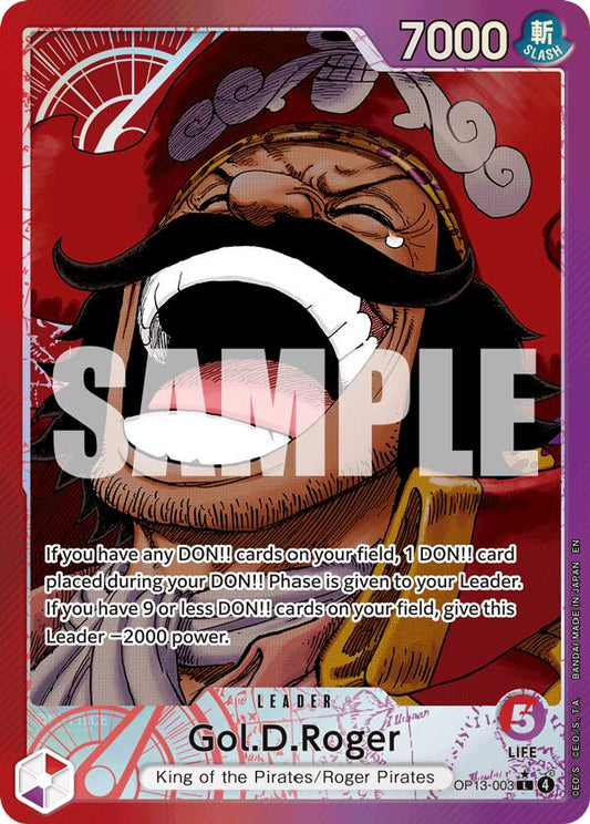 Gol.D.Roger (003) (Alternate Art) [OP13 - OP13-003] - Shippin Texas