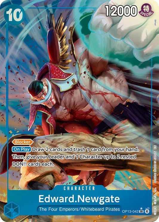 Edward.Newgate (Alternate Art) [OP13 - OP13-042] - Shippin Texas