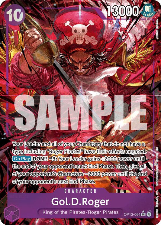 Gol.D.Roger (064) (Alternate Art) [OP13 - OP13-064] - Shippin Texas