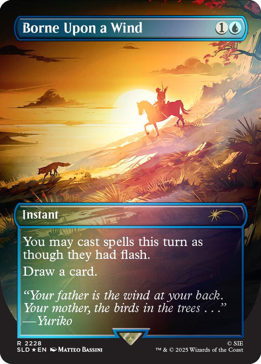 Borne Upon a Wind (Rainbow Foil) [SLD - 2228] - Shippin Texas