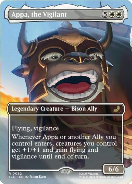 Appa, the Vigilant (Borderless) [TLE - 62] - Shippin Texas