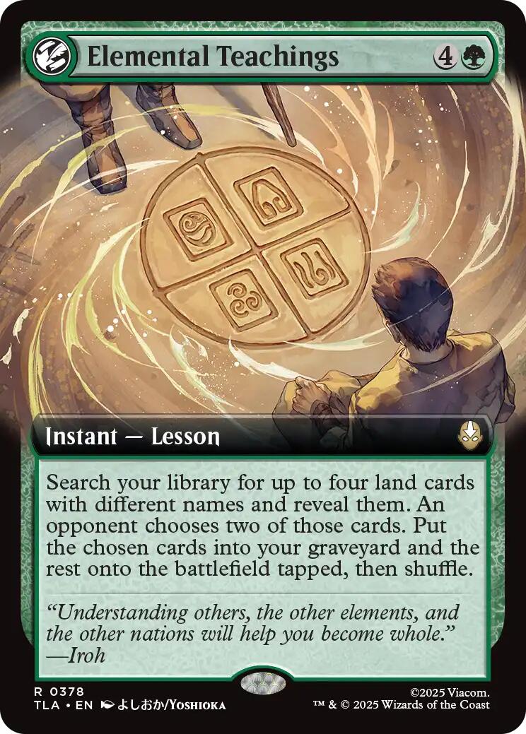 Elemental Teachings (Extended Art) [TLA - 378] - Shippin Texas