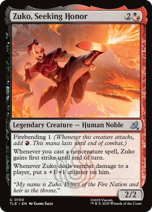 Zuko, Seeking Honor [TLE - 150] - Shippin Texas
