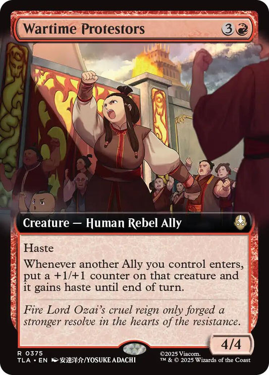 Wartime Protestors (Extended Art) [TLA - 375] - Shippin Texas