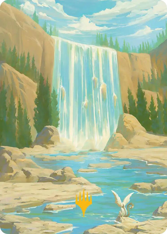 Island Art Card (Gold-Stamped Signature) [ASTLA - 51] - Shippin Texas
