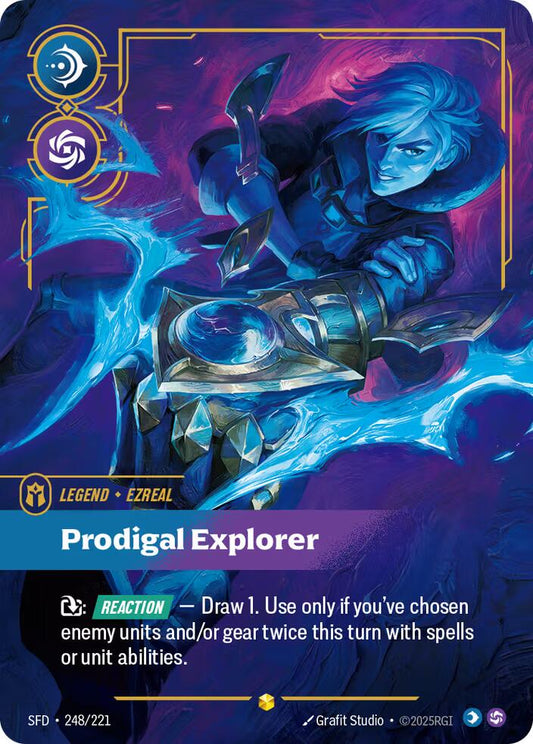 Ezreal, Prodigal Explorer (Overnumbered) [SFD - 248/221] - Shippin Texas