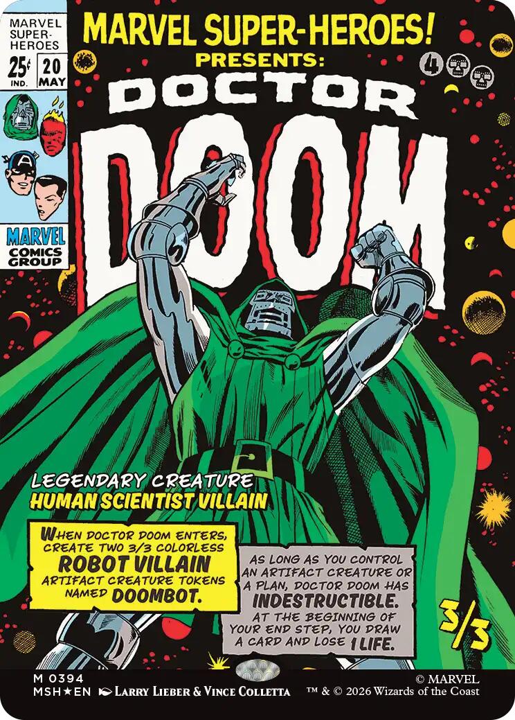 Doctor Doom (Borderless) (0394) [MSH - 394] - Shippin Texas