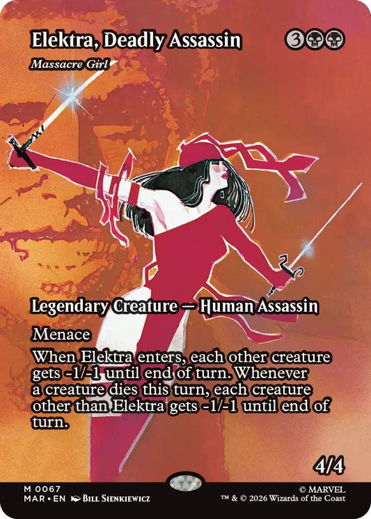 Elektra, Deadly Assassin - Massacre Girl (Borderless)