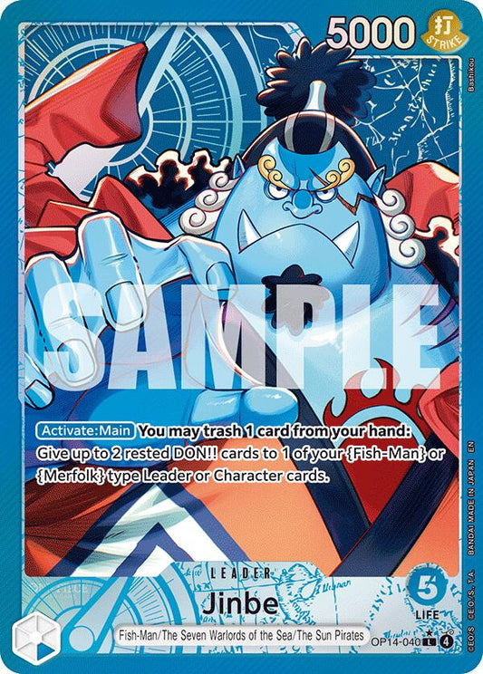 Jinbe - OP14-040 (Alternate Art) [OP14 - OP14-040] - Shippin Texas