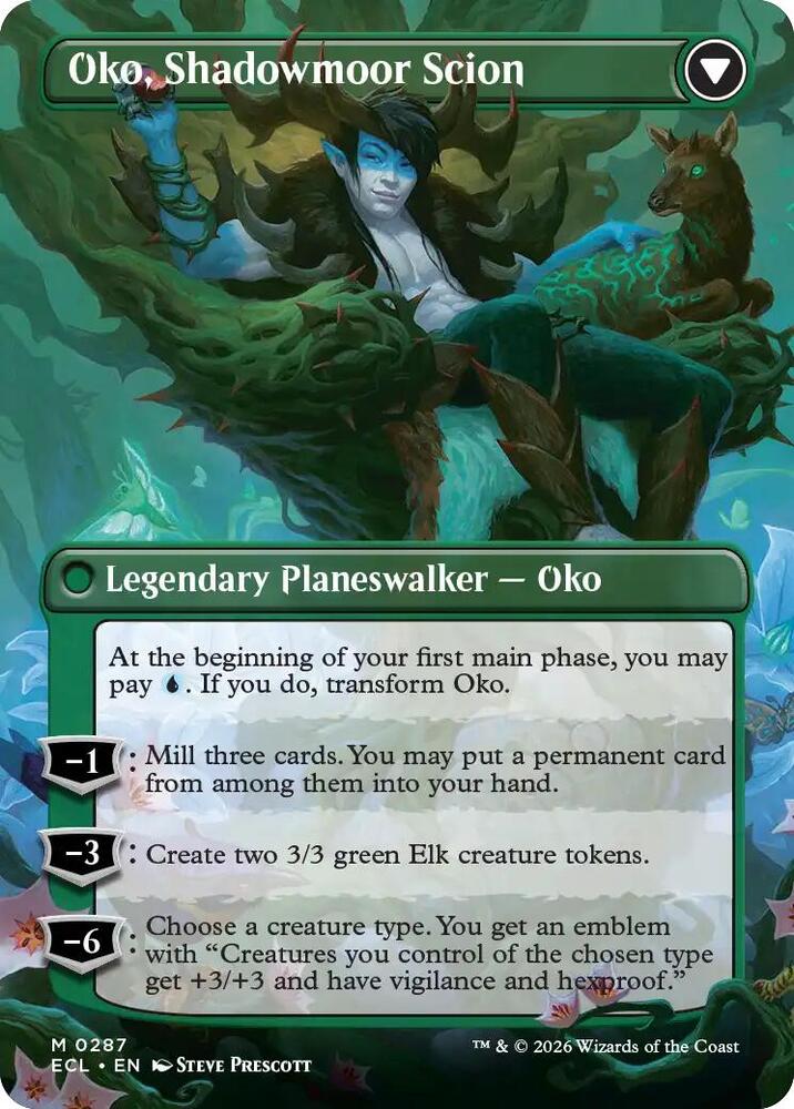 Oko, Lorwyn Liege (Borderless) [ECL - 287] - Shippin Texas
