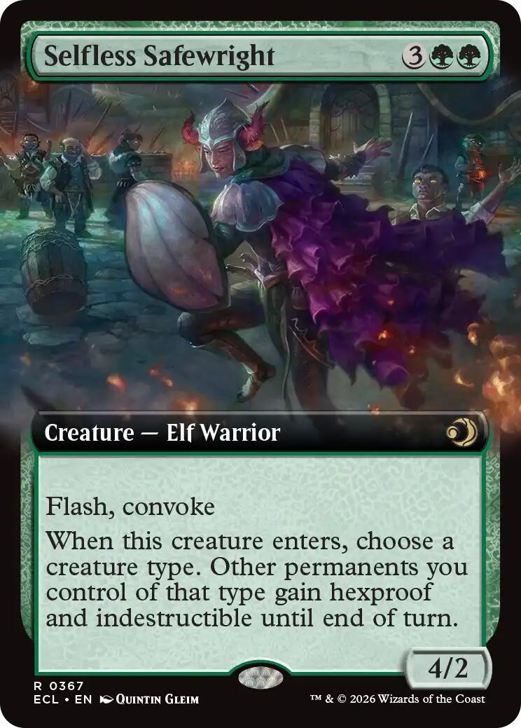 Selfless Safewright (Extended Art) [ECL - 367] - Shippin Texas